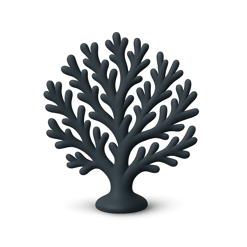 Split-Pore Black Coral