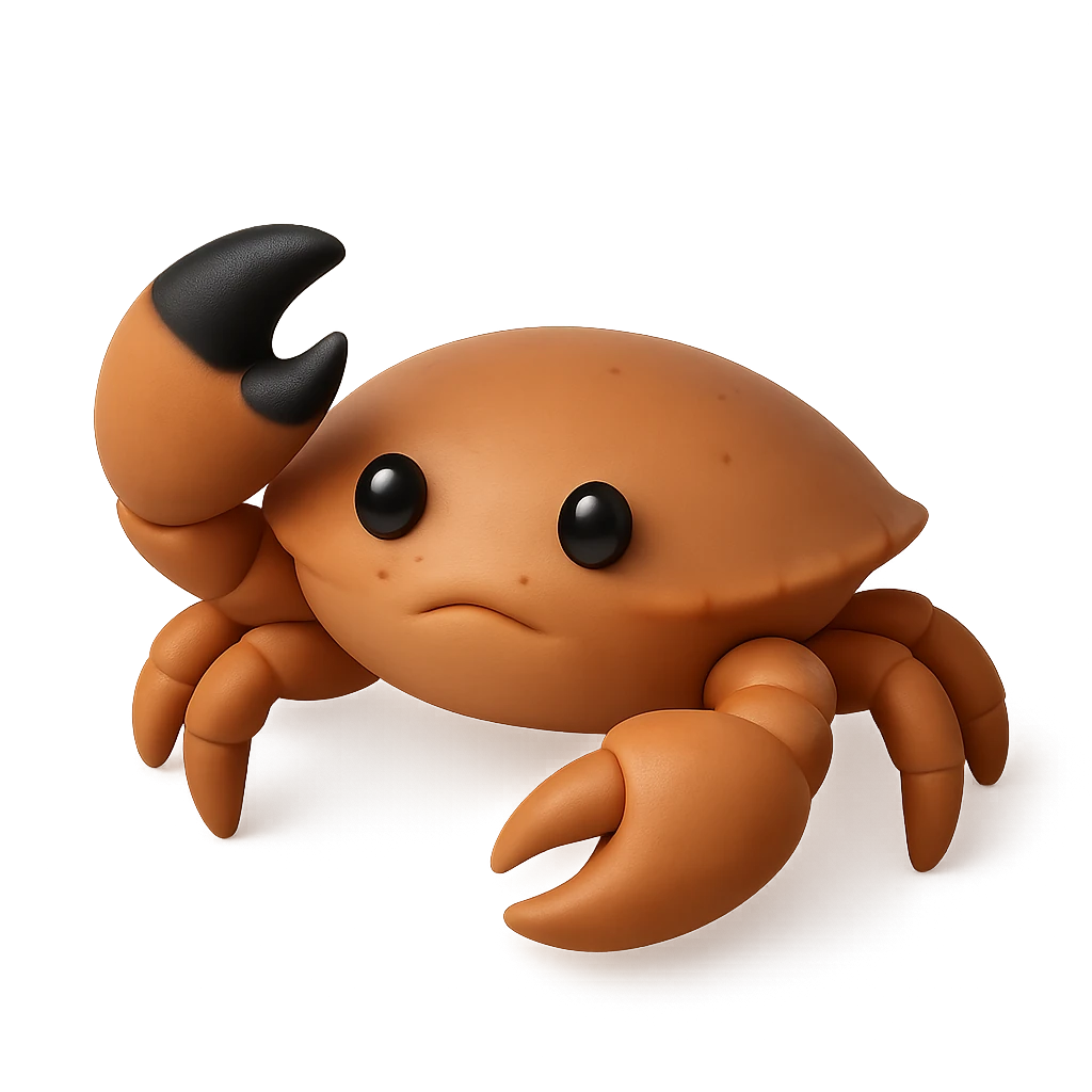 Yellow Round Crab