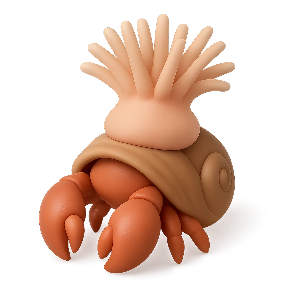 Parasitic Sea Anemone