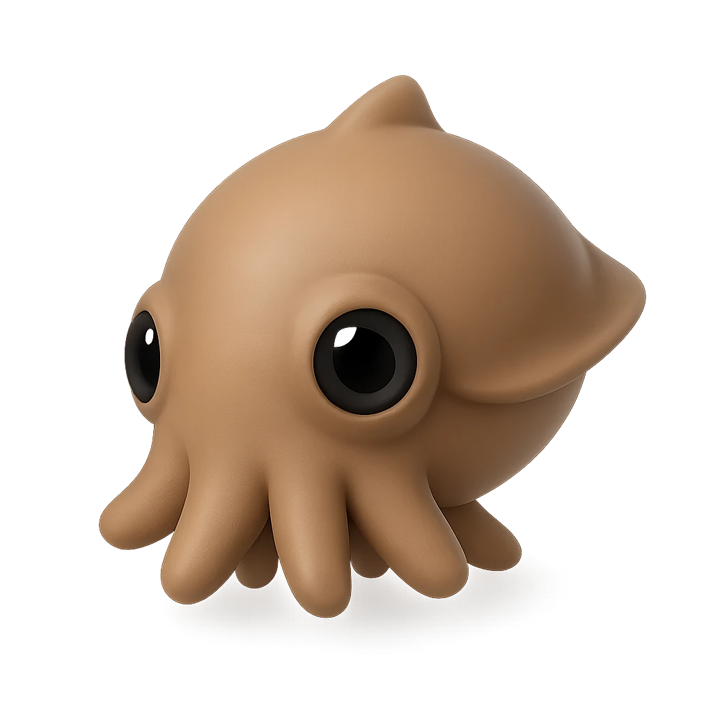 Two-Tone Pygmy Squid