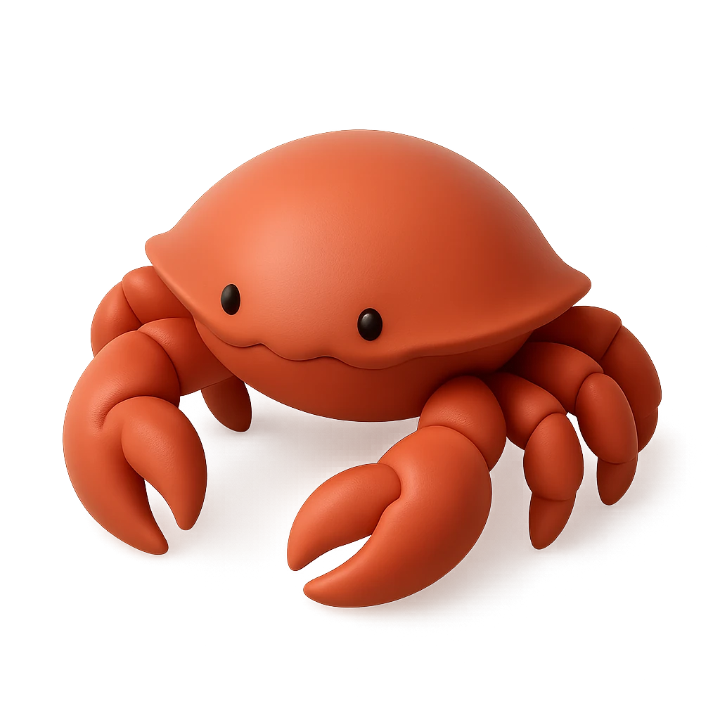 Red-Ridged Clinging Crab