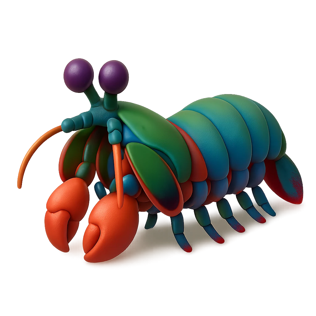 Pastel Odontodactylid Mantis Shrimp
